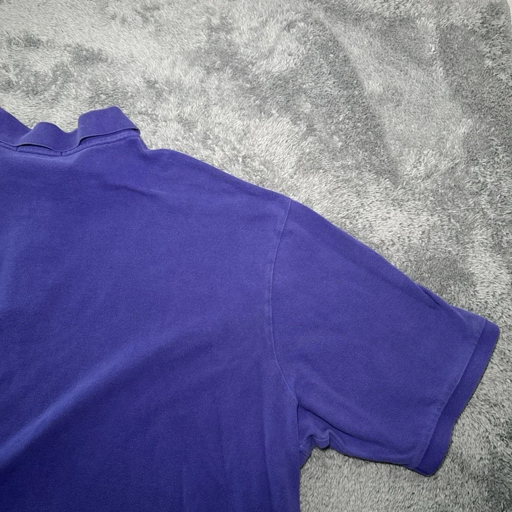 Polo Ralph Lauren Men's 3XLT Purple Short Sleeve Polo Shirt Green Pony